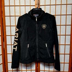 Ariat Black Jacket with Cream Lettering